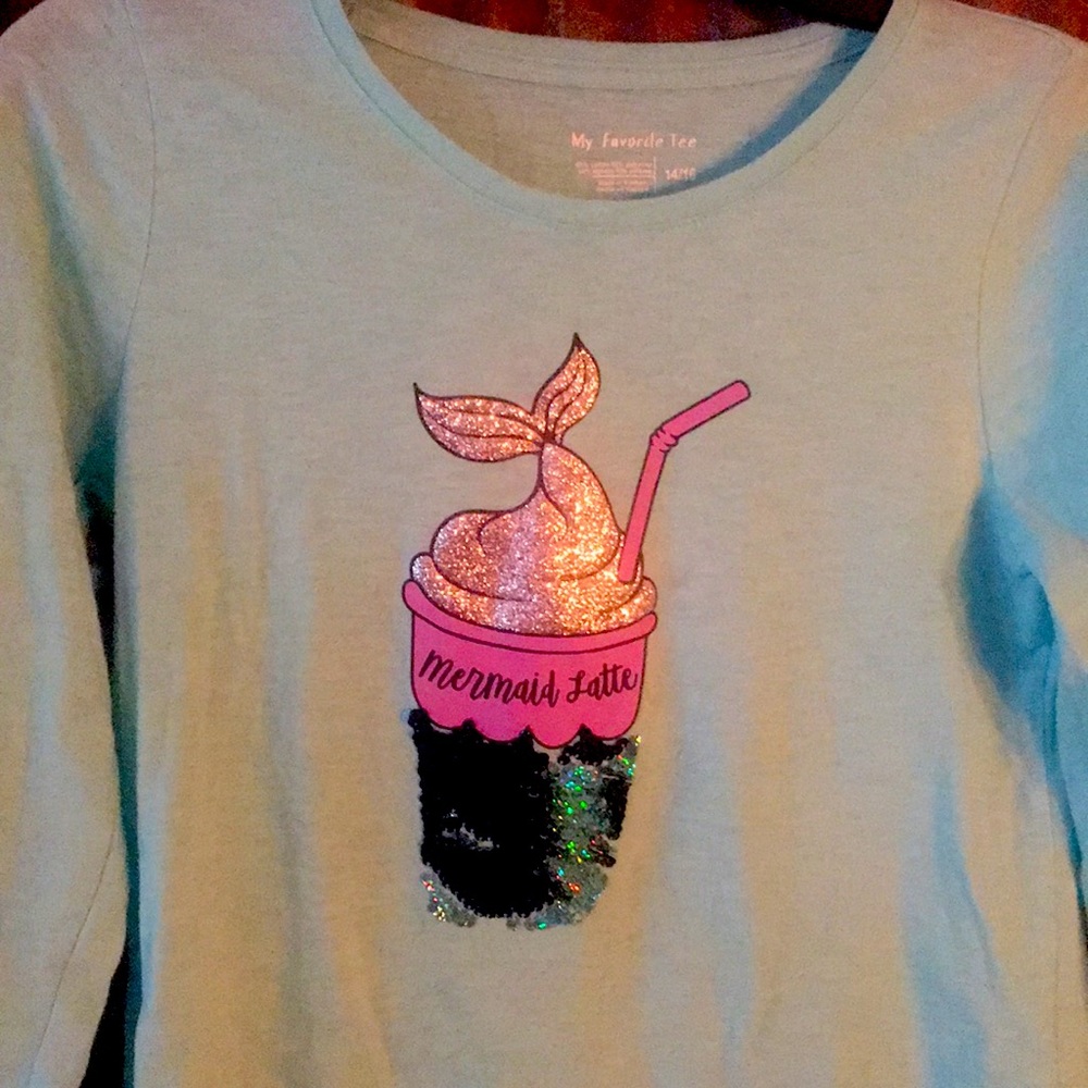 2-My Favorite Tee girls sz 14/16 long sleeve